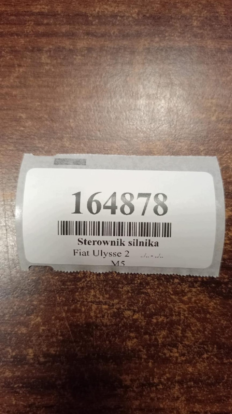 FIAT ULYSSE II control unit of the engine 0281011033
