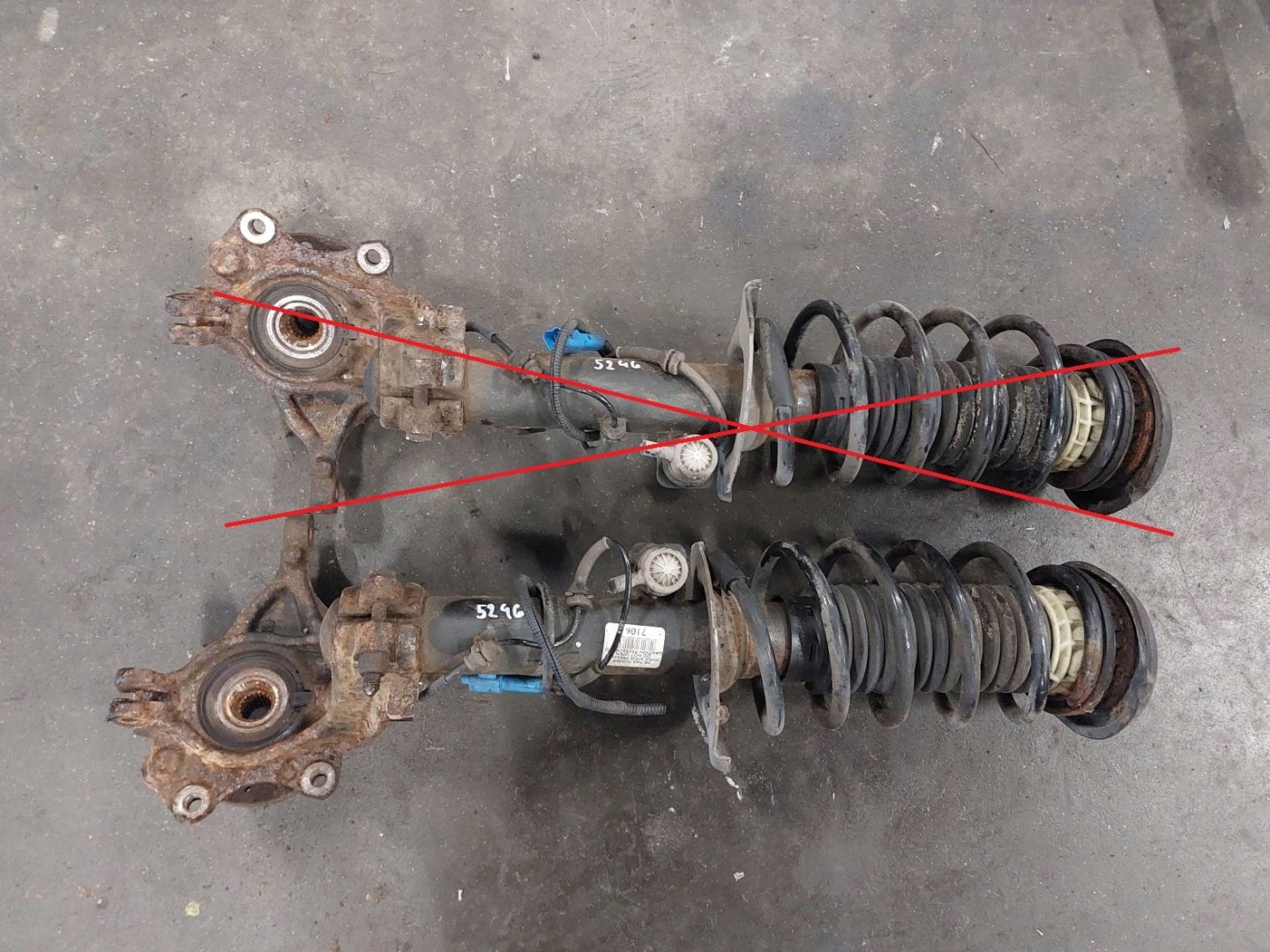 shock absorber spring swing left front PEUGEOT 207 and LIFT 1.4 8V