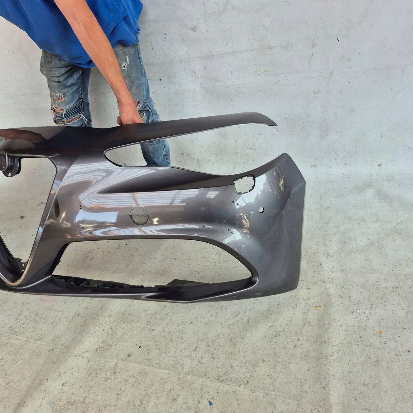 ALFA ROMEO GIULIA 16-22 bumper front front SPR PDC + cover