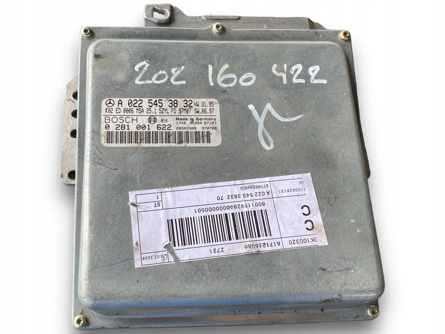 MERCEDES C classe W202 unité de commande électronique uce moteur 0225453832