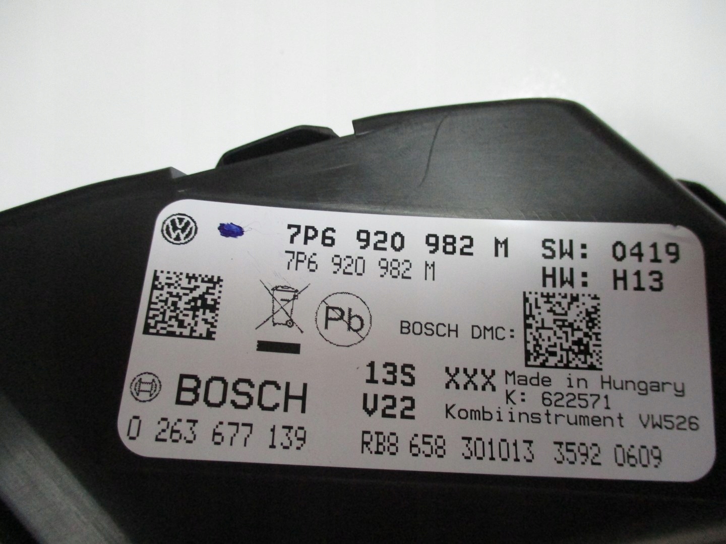 dials dials Vw Touareg 3.0 TFSI 7P6920982M