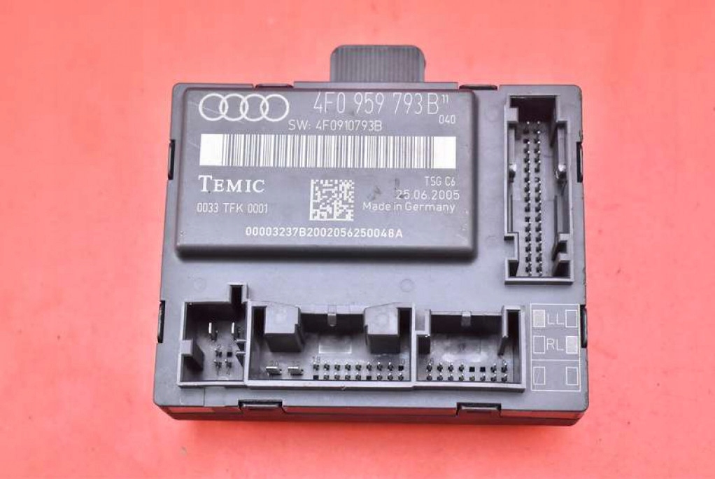 control unit module door left front 4F0959793B AUDI A6 C6 sedan 04-08