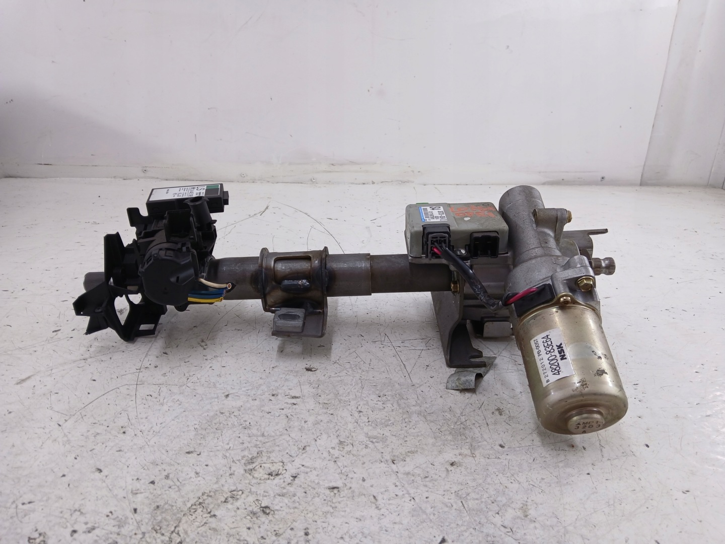OPEL AGILA A steering wheel rod control 38720-83E40 48200-83E64