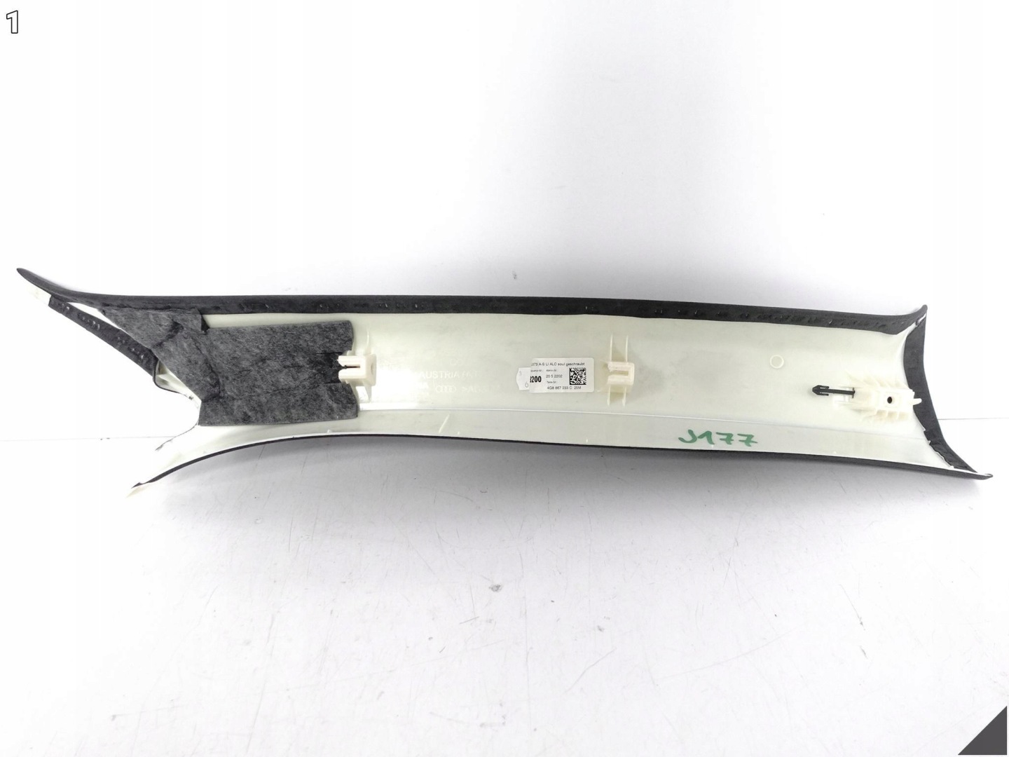 AUDI RS7 S7 A7 4G8 C7 14-18 cover side pillar A left ALCANTARA 25M