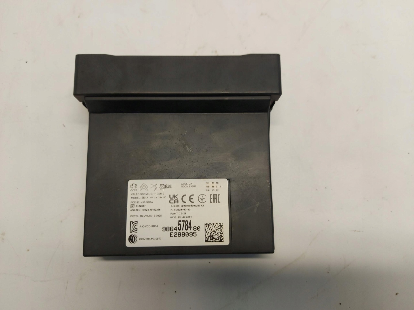 OPEL Grandland II modulo Centralina fanali luci 9864578480