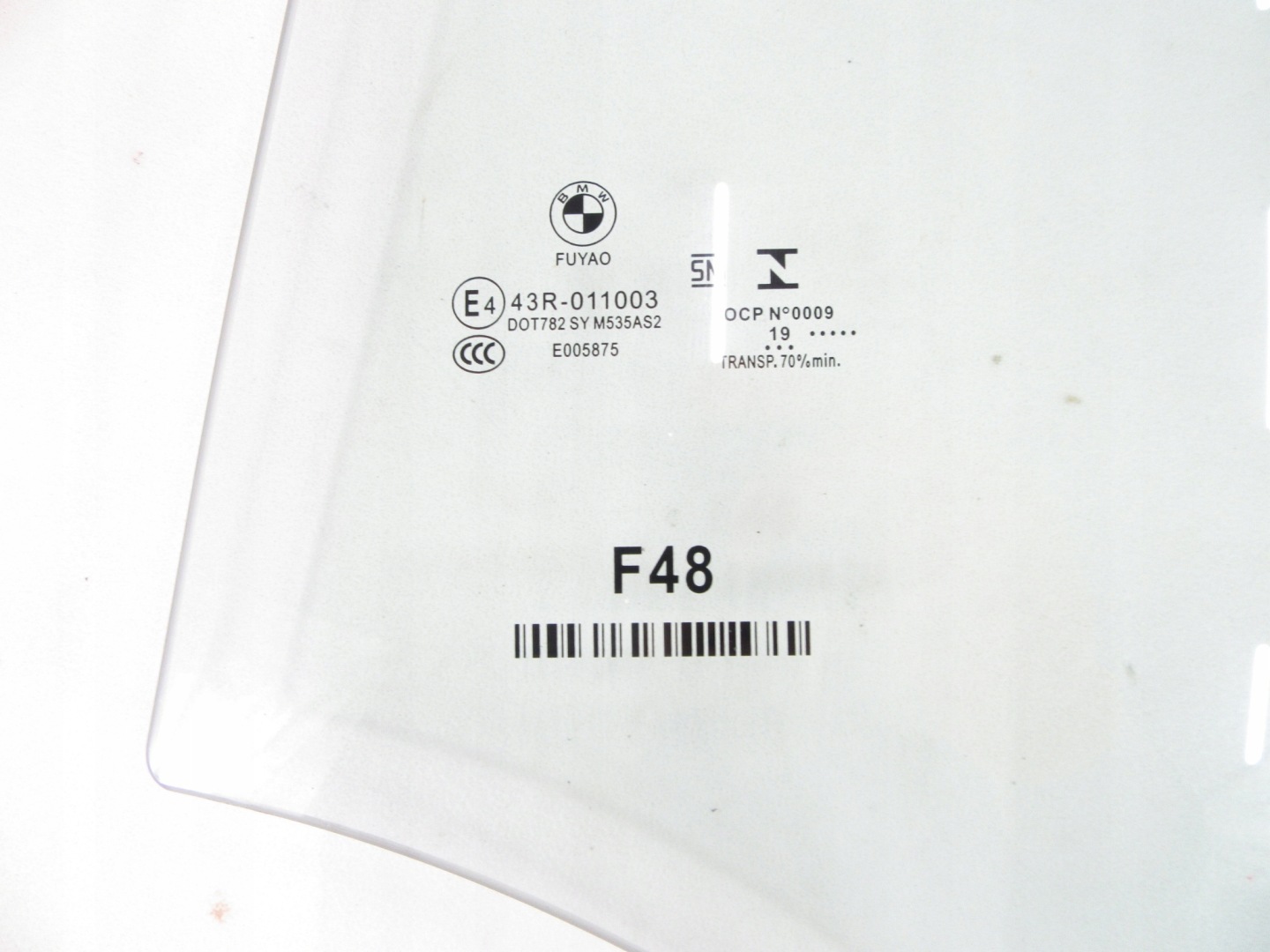 window left left rear part BMW F48 X1 AS2