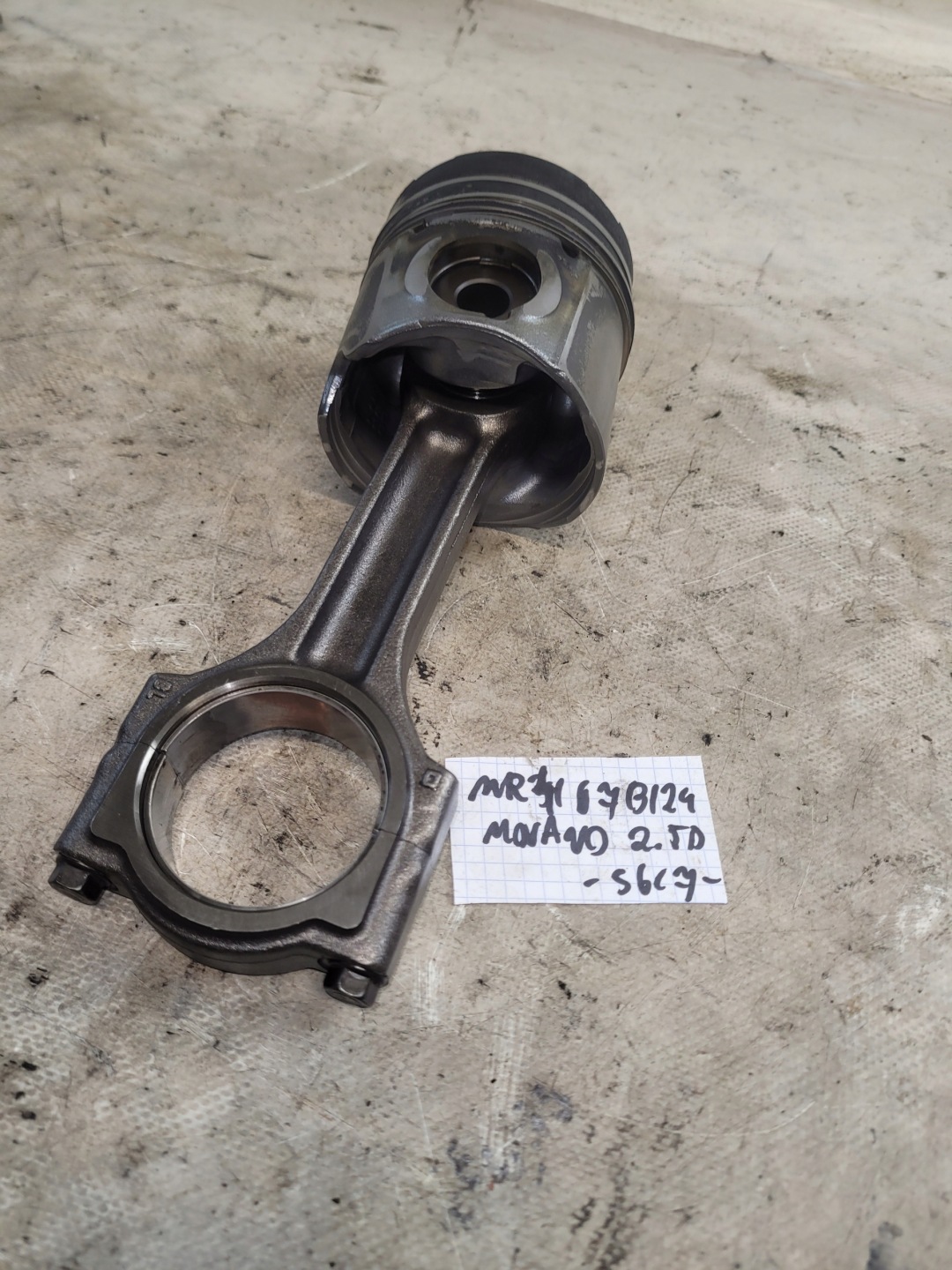 piston 087082 + connecting rod OPEL MOVANO A FL 2.5CDTI