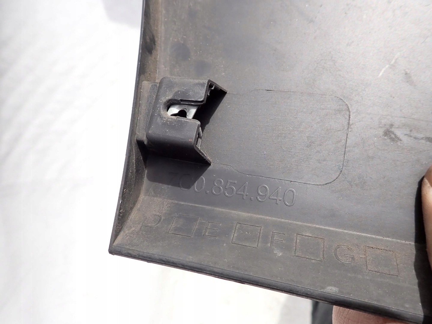 VW CRAFTER II MAN TGE 16- moulding door right front