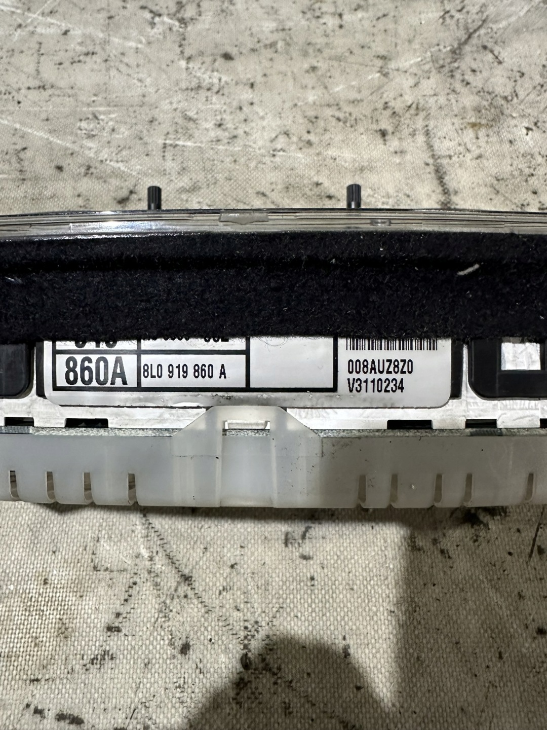 dials AUDI A3 8L 1.6B 8L0919860A