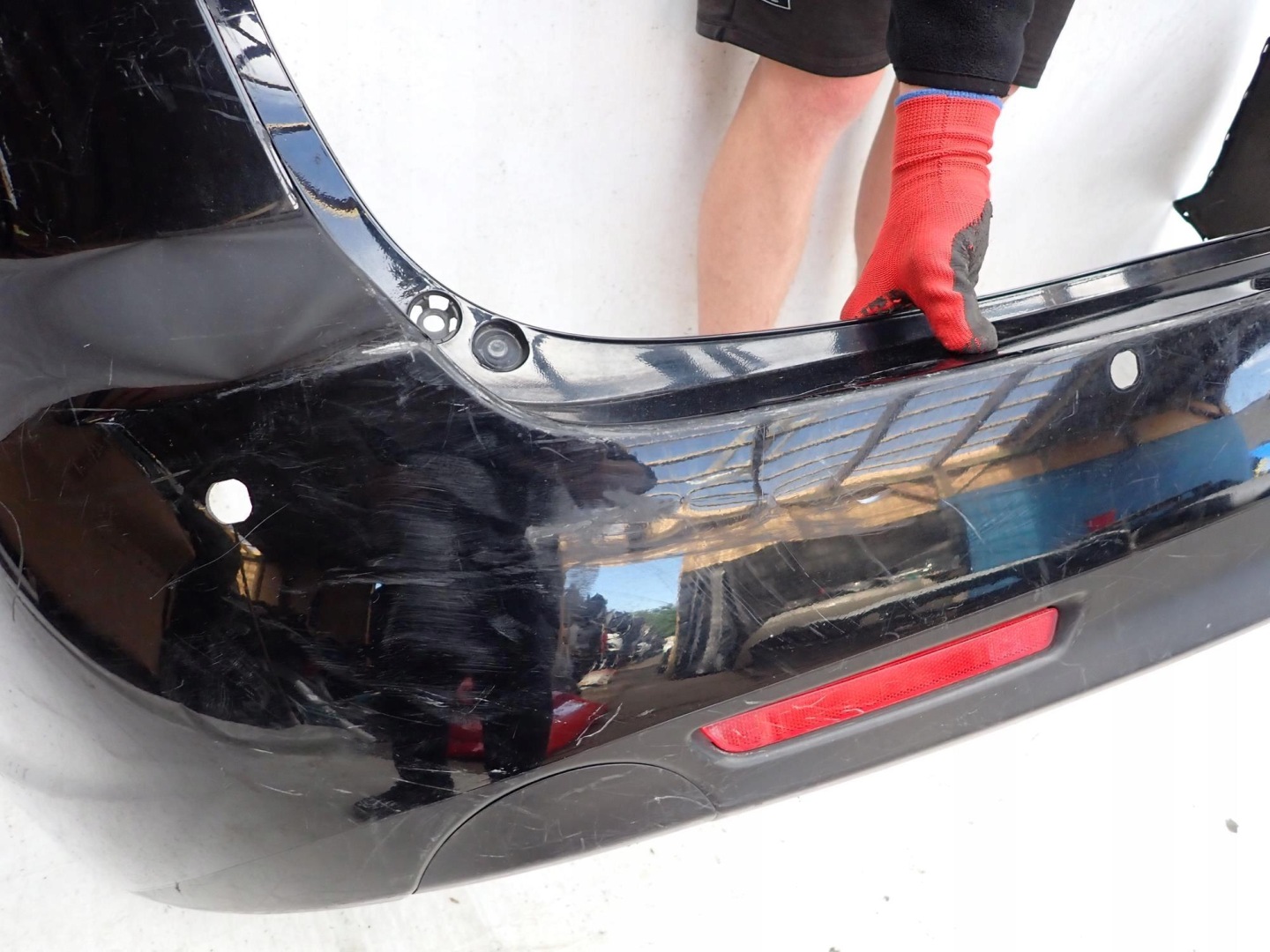 MAZDA 6 II GH KOMBI 07-10 bumper rear part rear PDC