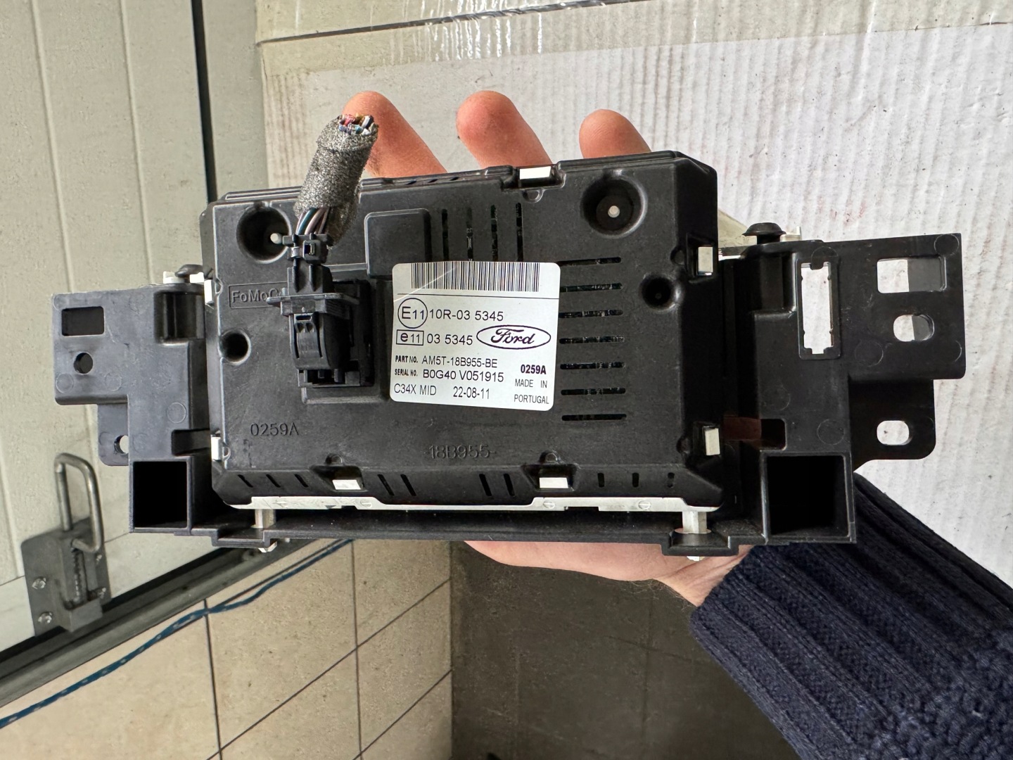 display RADIA FORD FOCUS MK3 AM5T-18B955-BE
