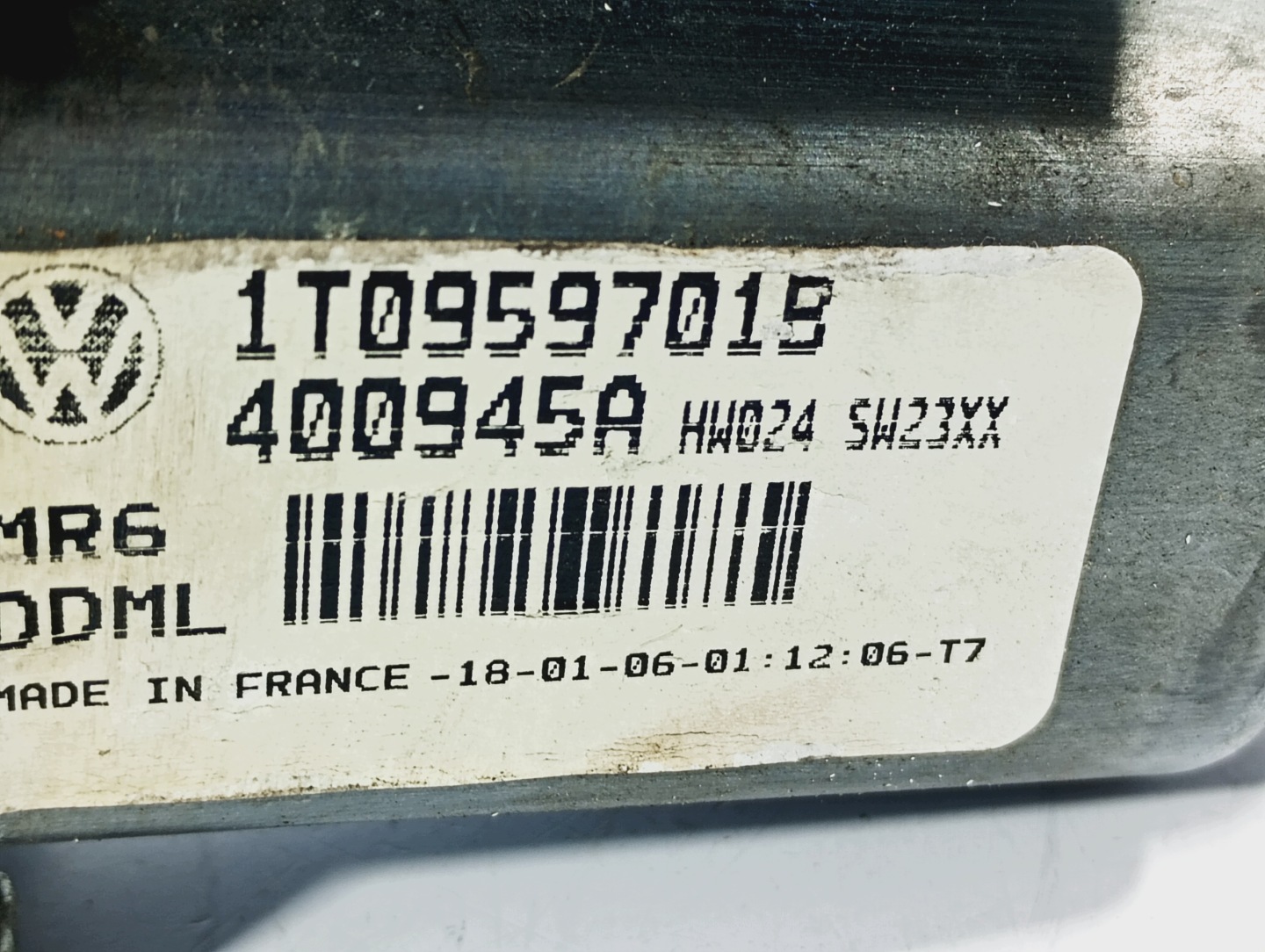 mini motor windows left front OE 1T0959701B VW TOURAN 1 and 04-07