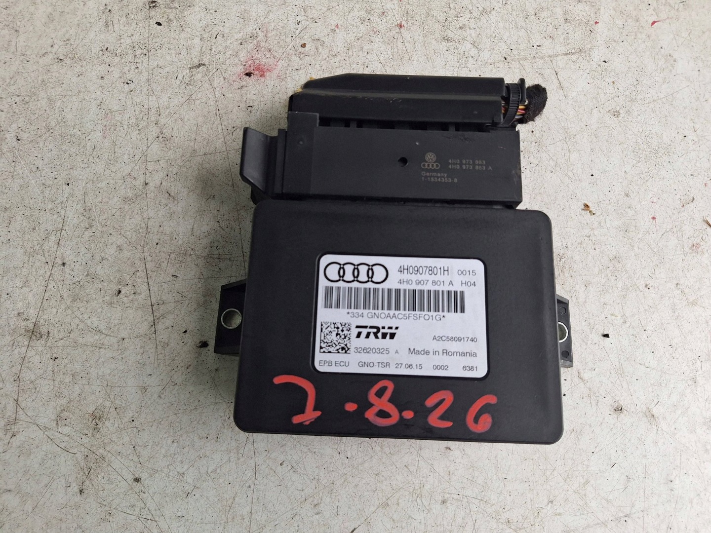 AUDI A6 C7 LIFT AVANT 14-18 Module Frein 4H0907801H