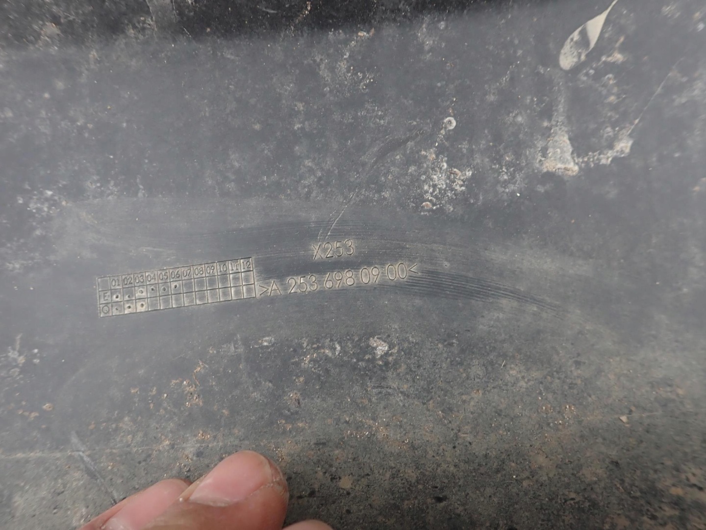 MERCEDES GLC X253 15- threshold moulding threshold right