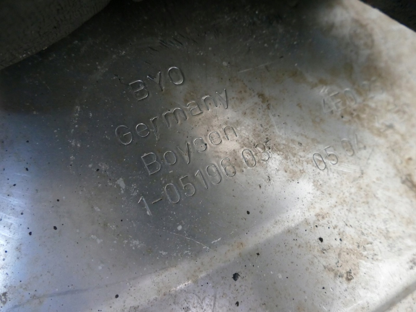 AUDI A8 D3 3.0 TDI silencer rear exhaust pipe right 4E0253612E