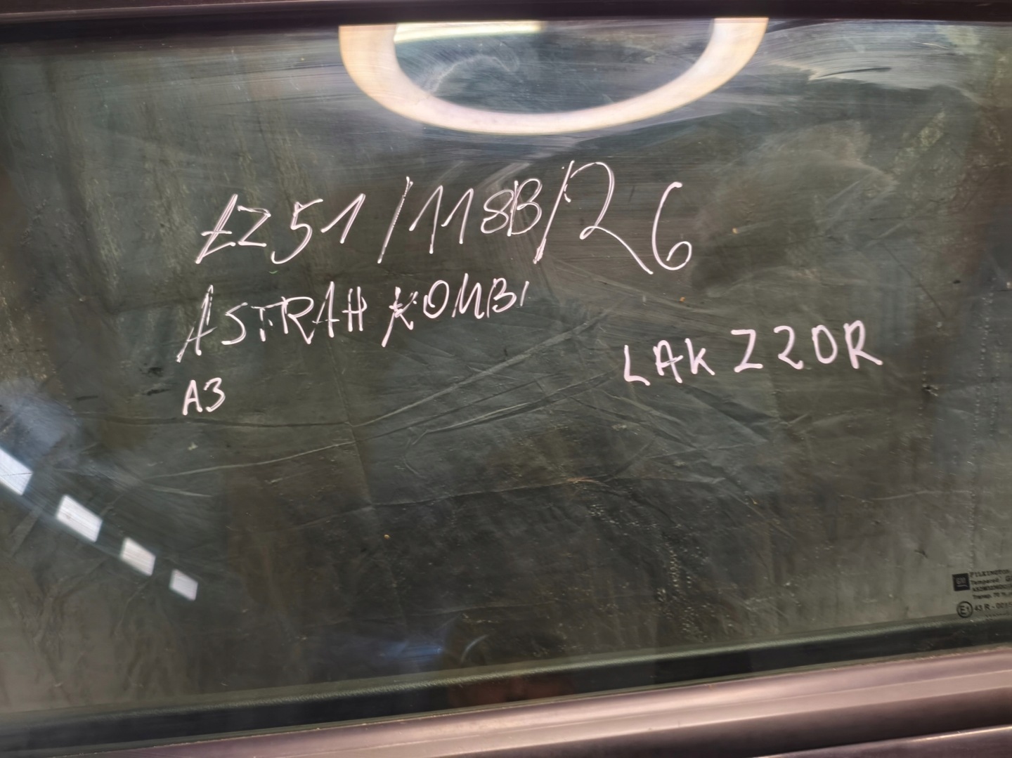 Tür links heck OPEL ASTRA H KOMBI Z20R