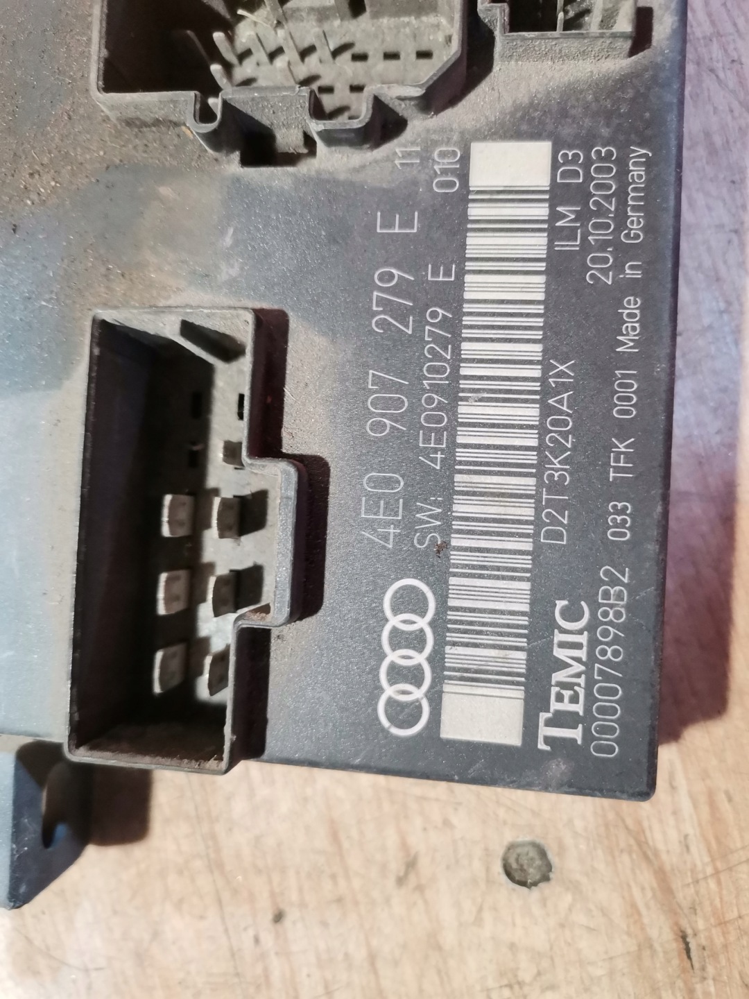 modulo Centralina luci AUDI A8 D3 A6 C6 4E0907279E