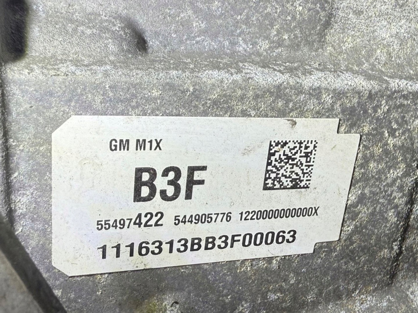 complete gearbox, 6 M22 Opel Astra K 1.4 TURBO