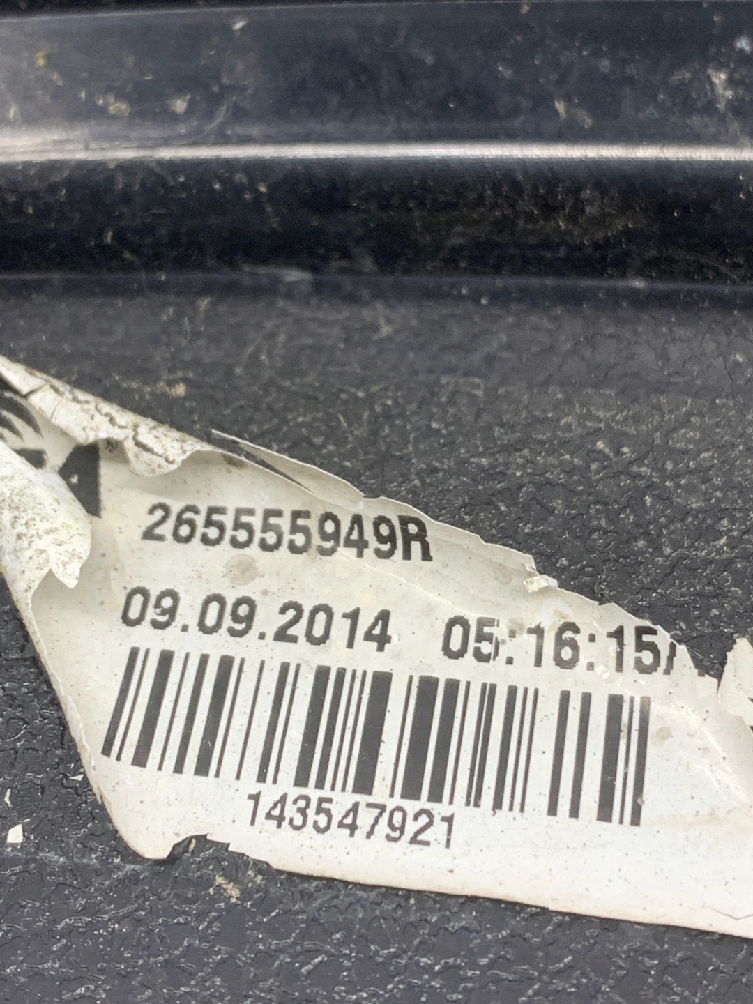 light left rear part left rear 265555949R RENAULT TWINGO III (2014-2018) 1.0 SCE