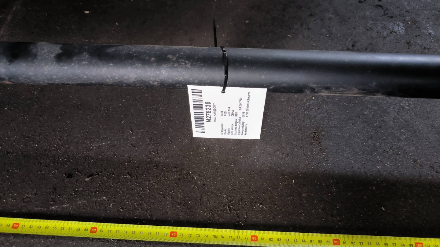 cardan 58F521101P 2.0 TFSI AUDI Q3 II 83A