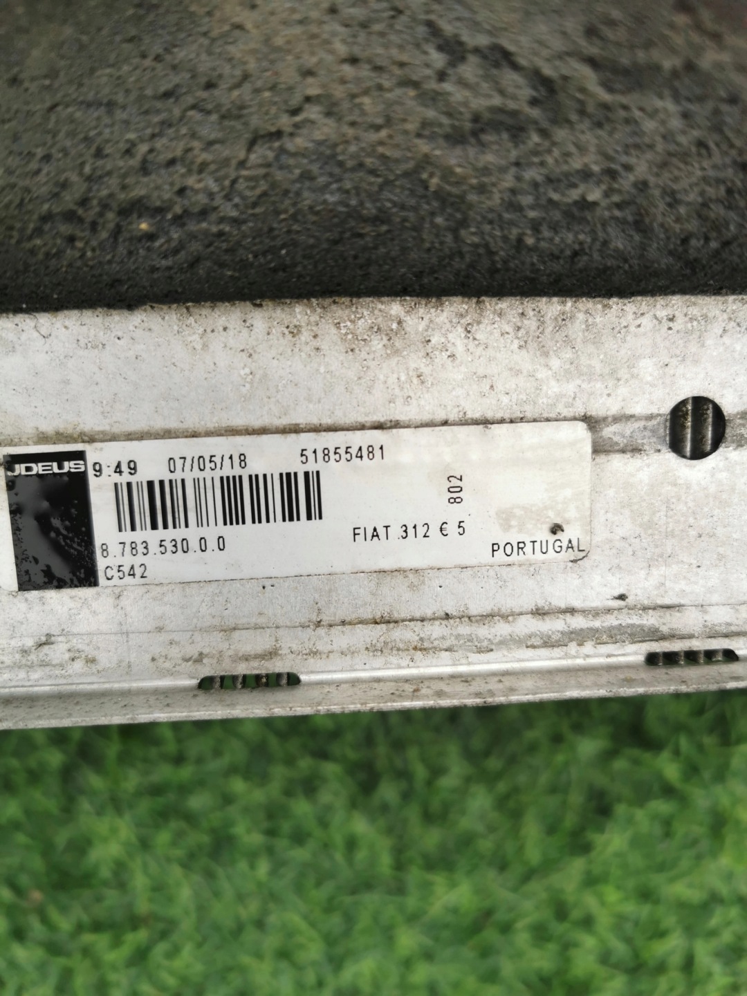 FIAT 500 PANDA FORD KA INTERCOOLER 51855481