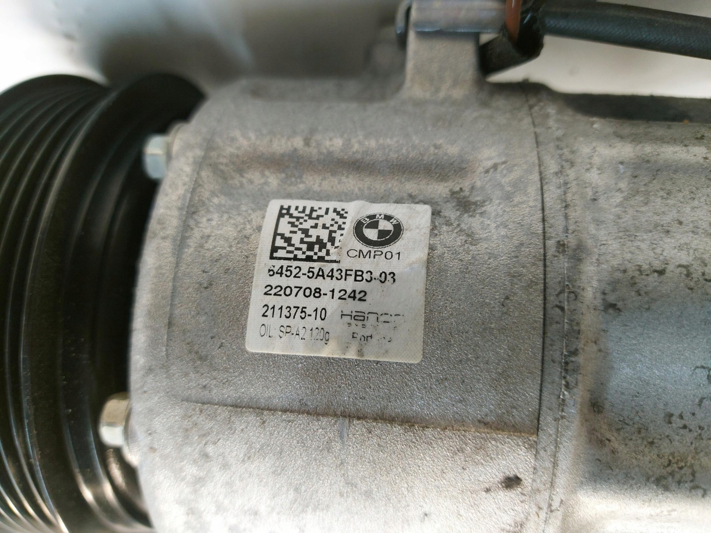 BMW U06 200i 1.5TB compressor; compressor of the air conditioning 5A43FB3