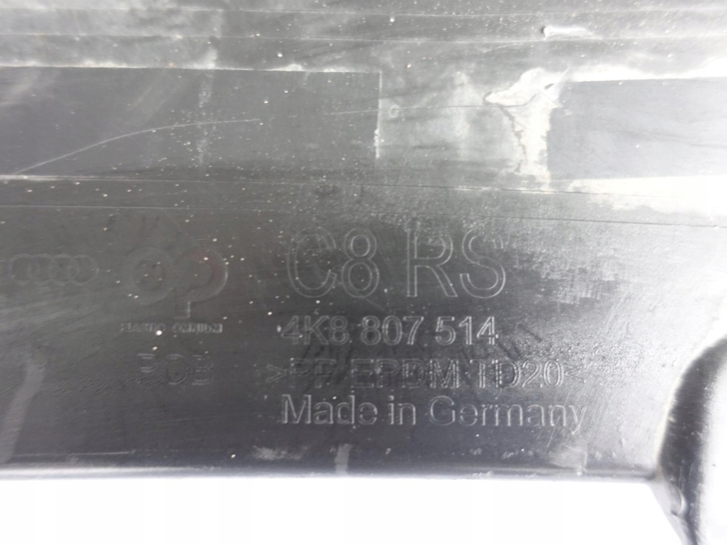 AUDI RS6 RS7 4K8 C8 18- SPOILER diffuser W bumper