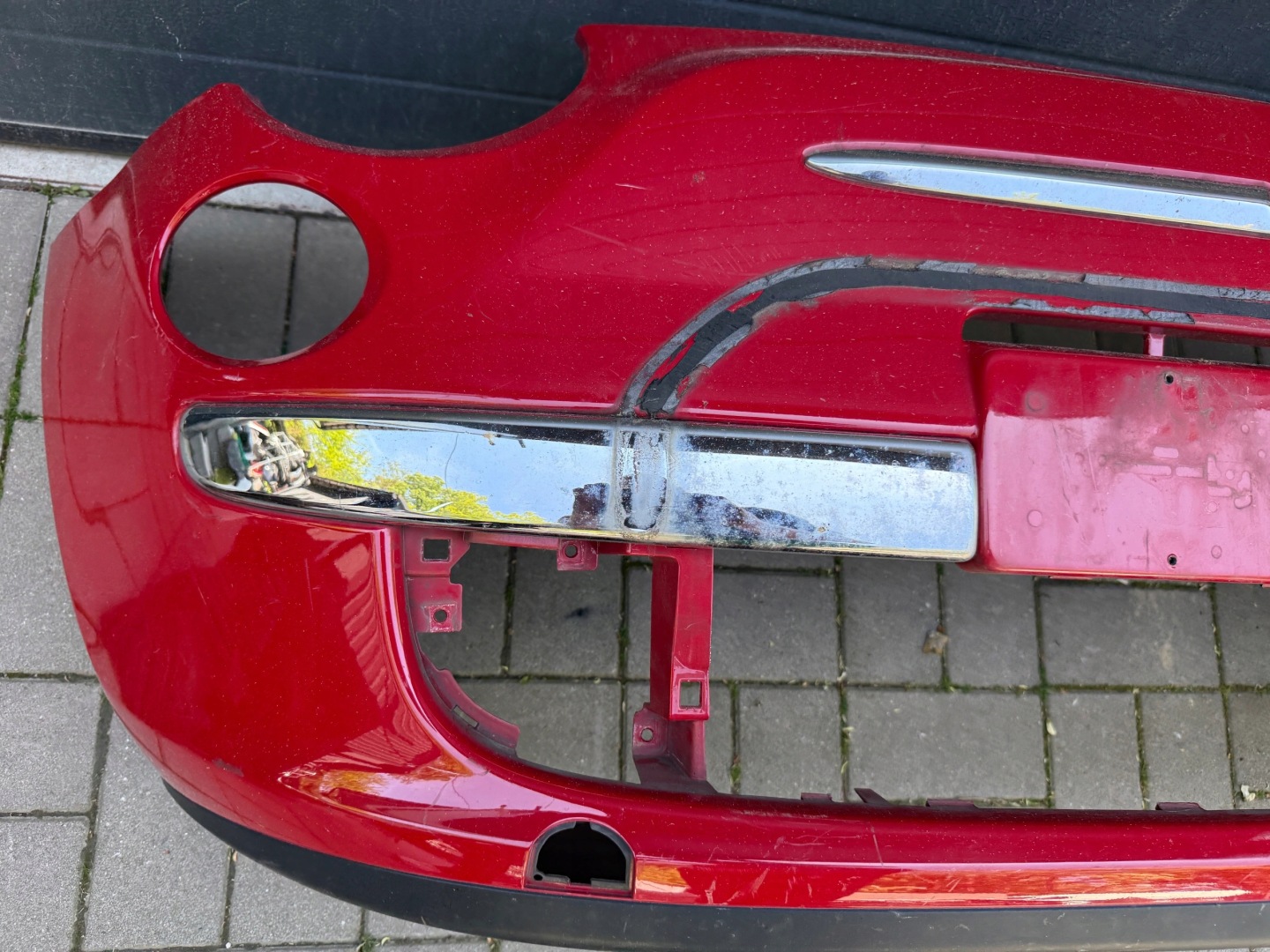 Fiat 500 07- bumper front front 735426888