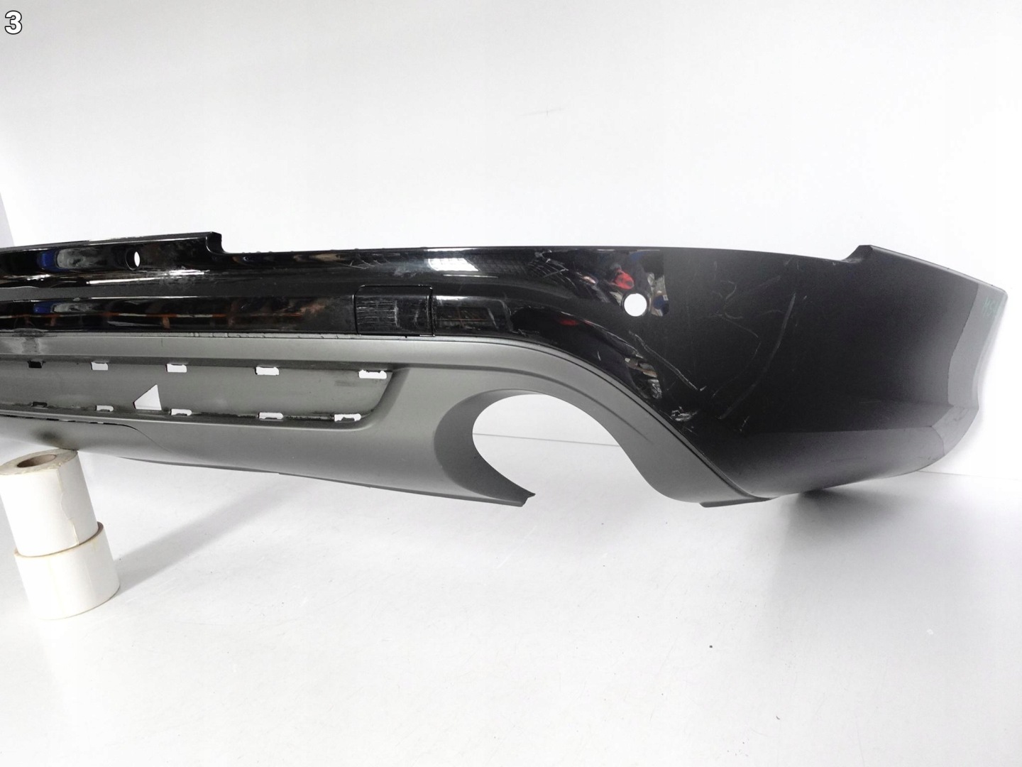 AUDI Q7 4L0 S-LINE LIFT 09-15 bumper SPOILER diffuser rear part *PDC*