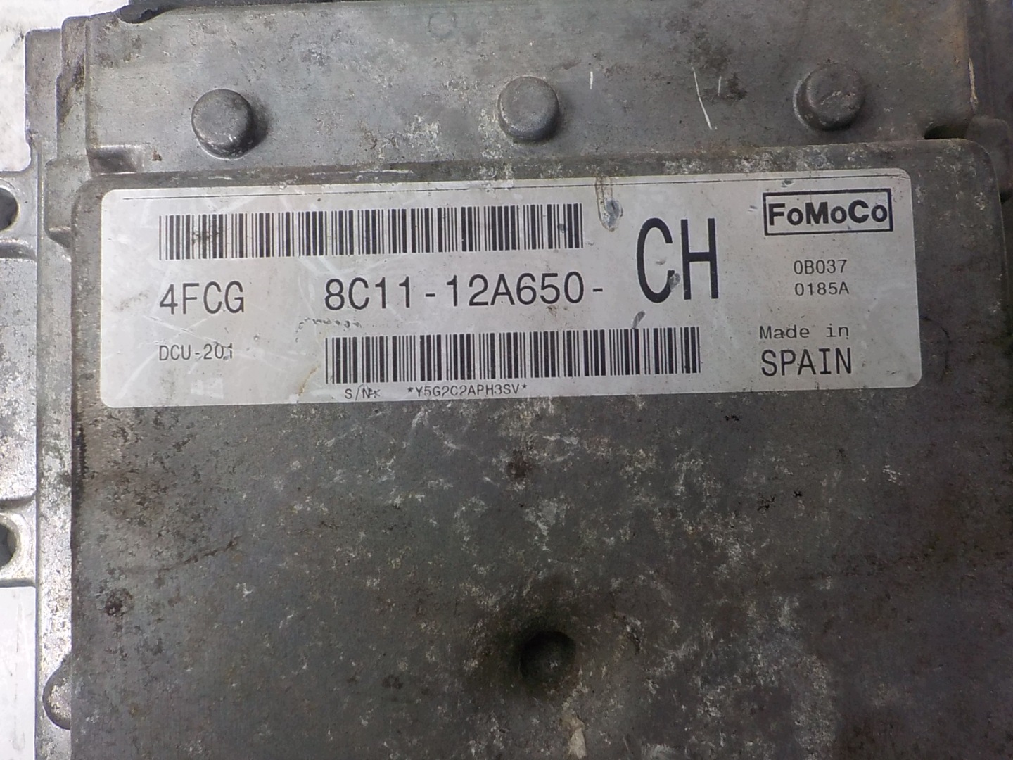 FORD computer Centralina 8C11-12A650-CH 4FCG DCU-201