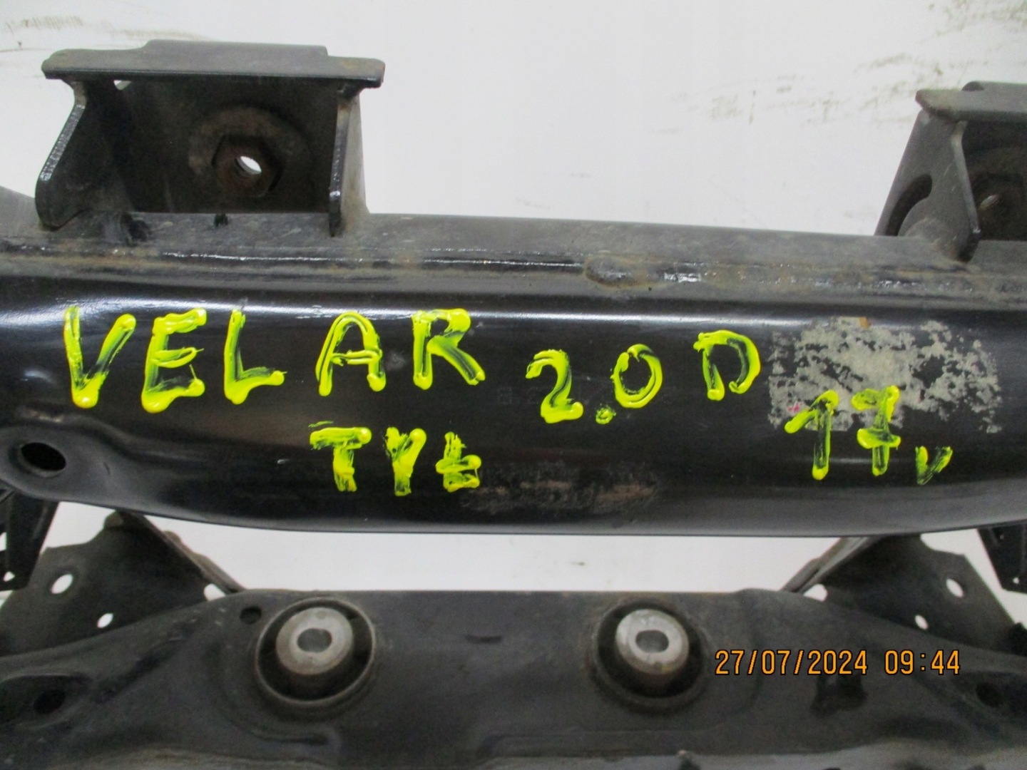 axle beam subframe axle beam rear part RANGE ROVER VELAR 2,0D