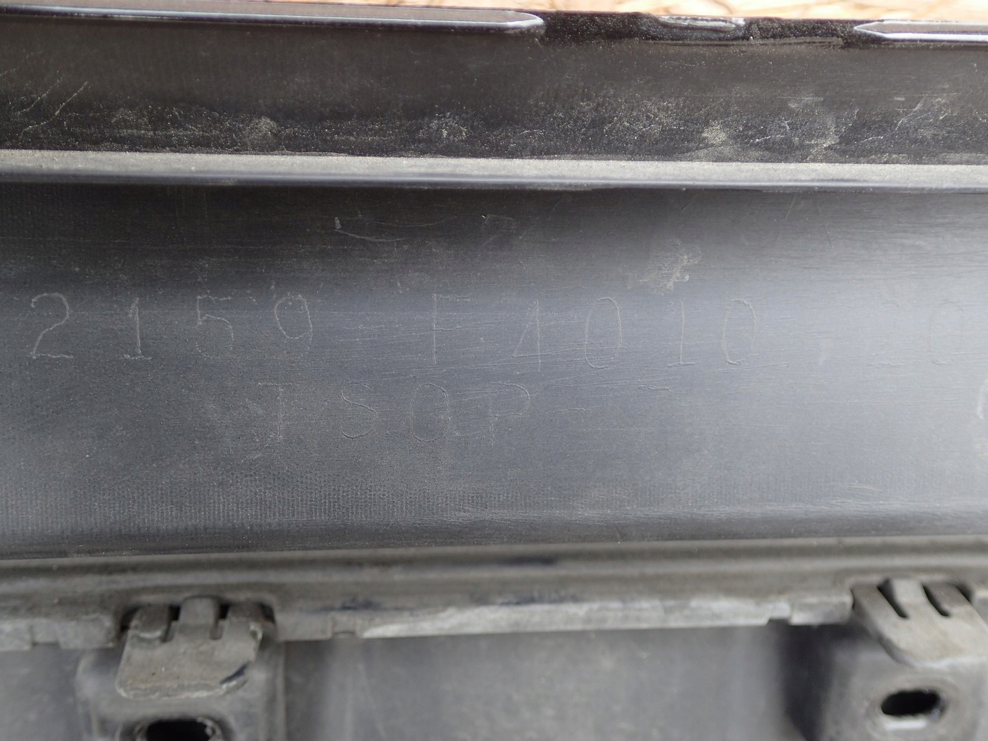 bumper rear part rear TOYOTA CHR C HR 2016