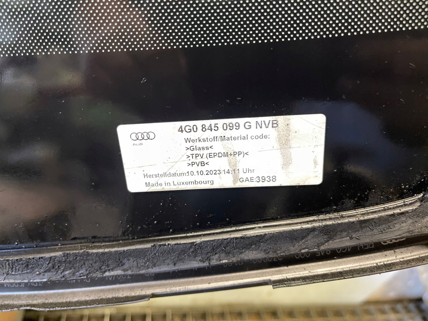 AUDI A6 C7 4G window front iron original KAMERA SENSOR 4G0845099G
