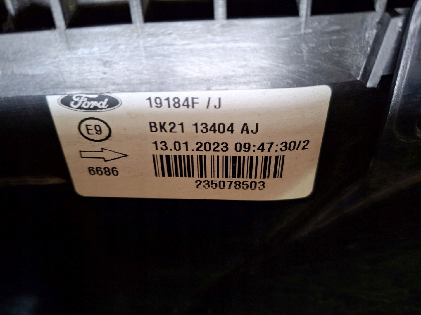 light rear right FORD CUSTOM and MK1 2012R->