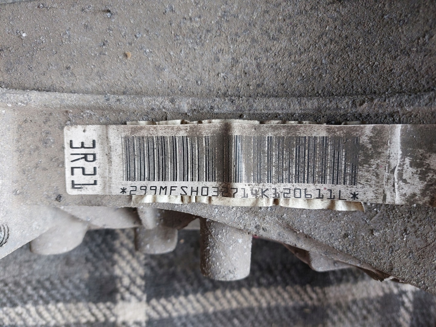 differential diff rear part AUDI A4 B8 12r MFS
