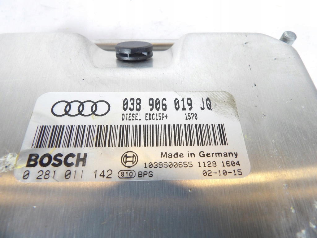 AUDI A4 B6 1.9TDI 130KM control unit of the engine 038906019JQ