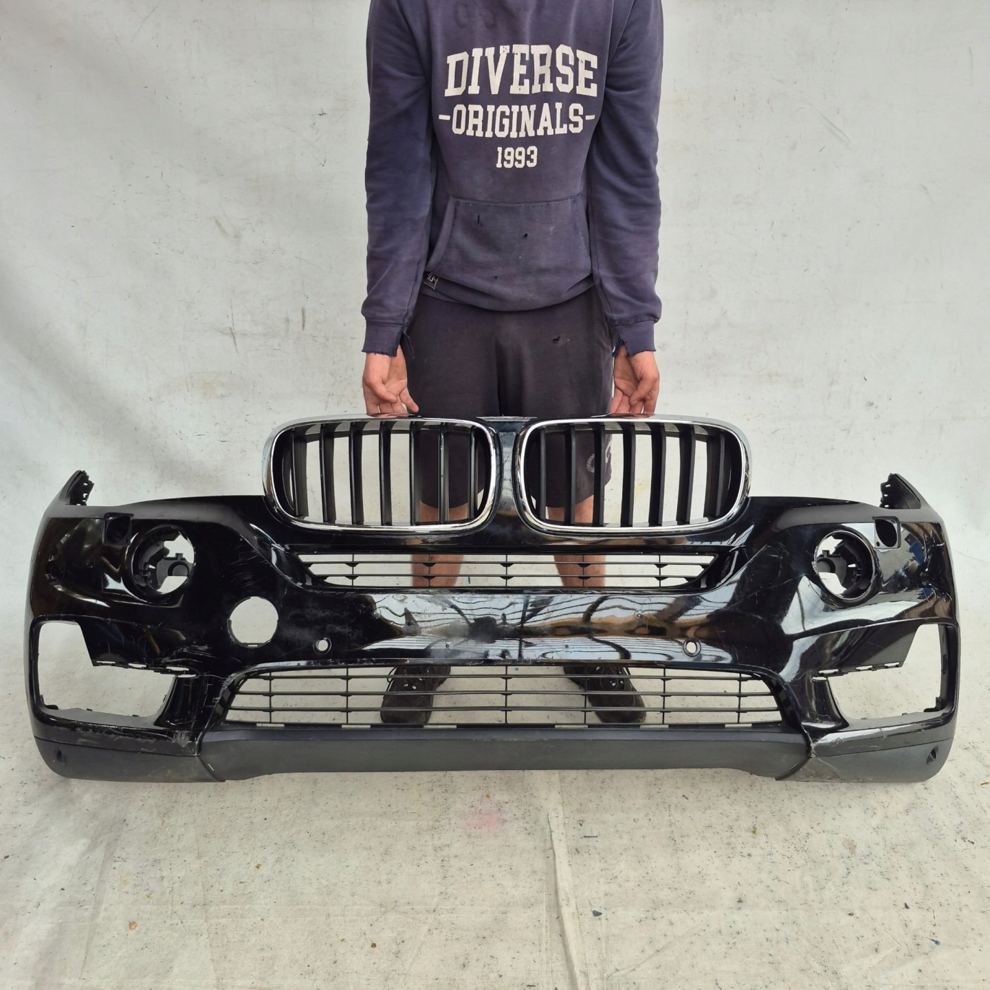 BMW X5 F15 13- bumper front front PDC SPR + supports 7294480