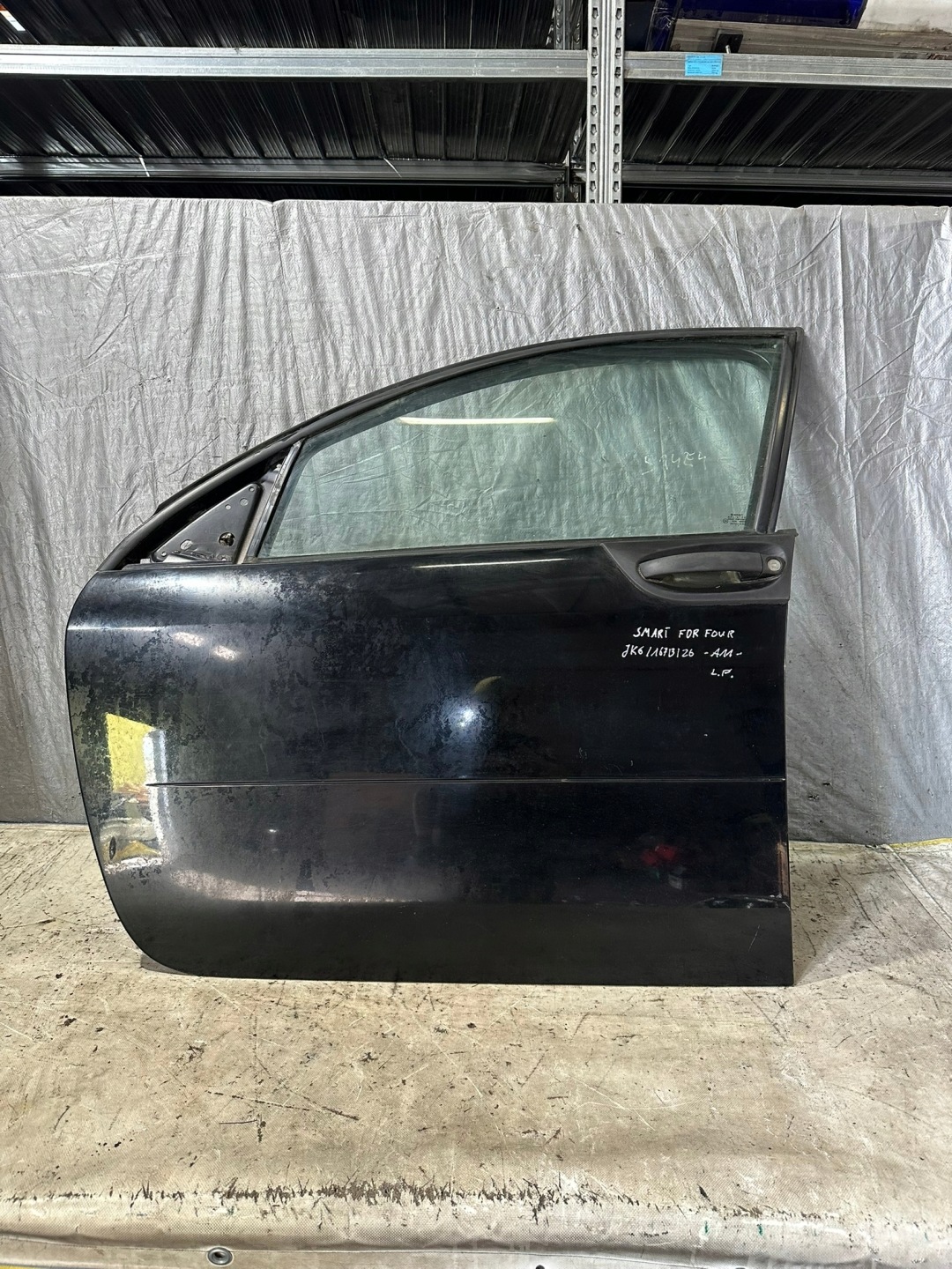 door left SMART FOR FOUR 454 black,