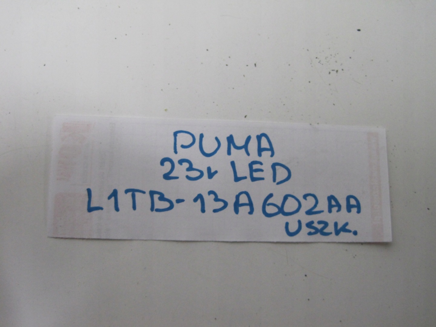 light rear part rear FORD PUMA MK2 L1TB-13A602-AA