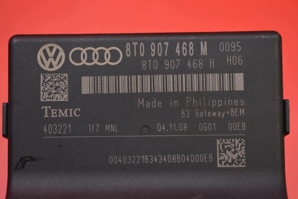 control unit module GATEWAY 8T0907468M AUDI A4 B8 2.0 TDI 120 KM 07-11