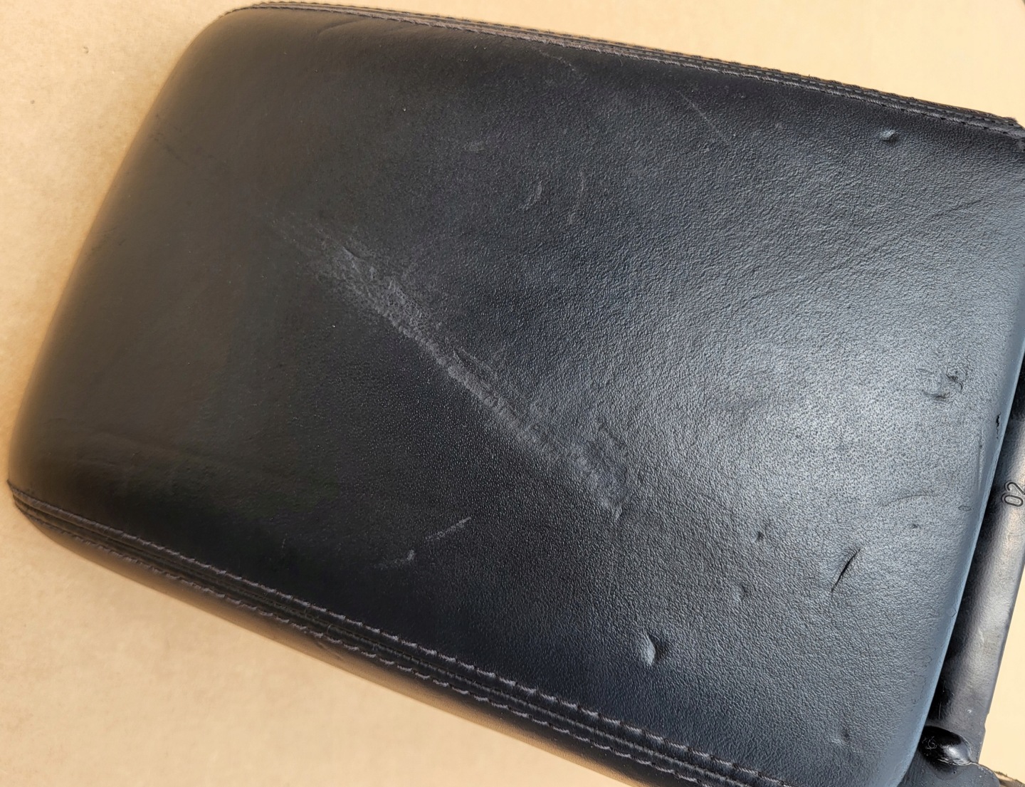support armrest central AUDI A4 B8 8K A5 8T OE black leather