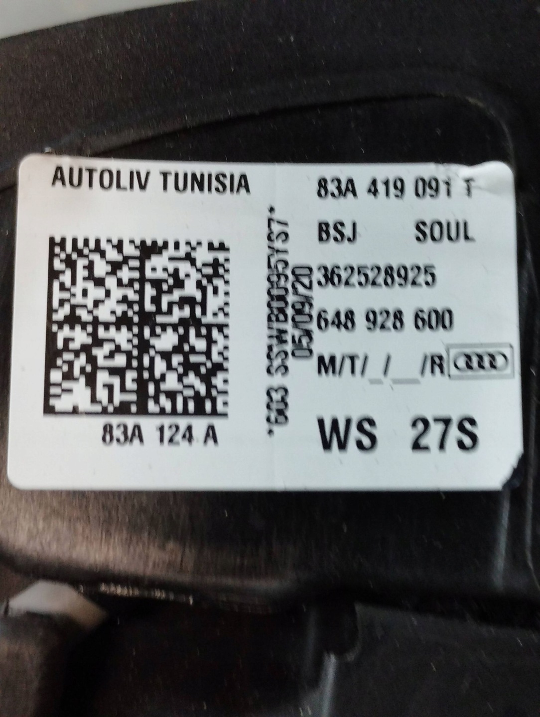 Audi A1 lenkrad Leder MULTI RS 83A419091T