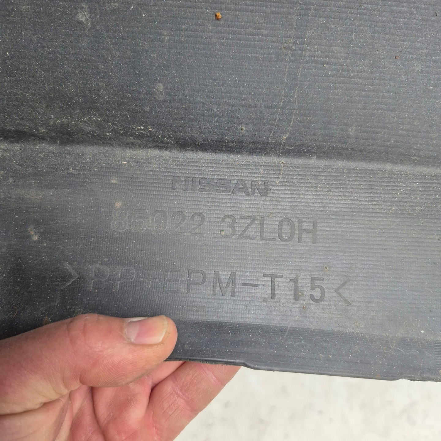 NISSAN PULSAR C13 14-18 bumper rear part rear