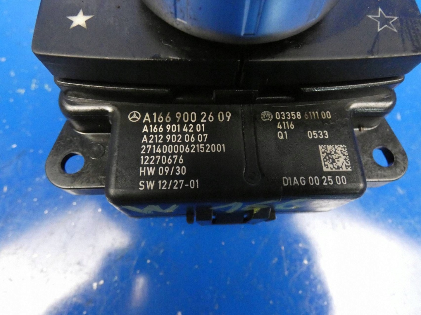 MERCEDES ML W166 GLE PANEL switch POKRETLO IDRIVE