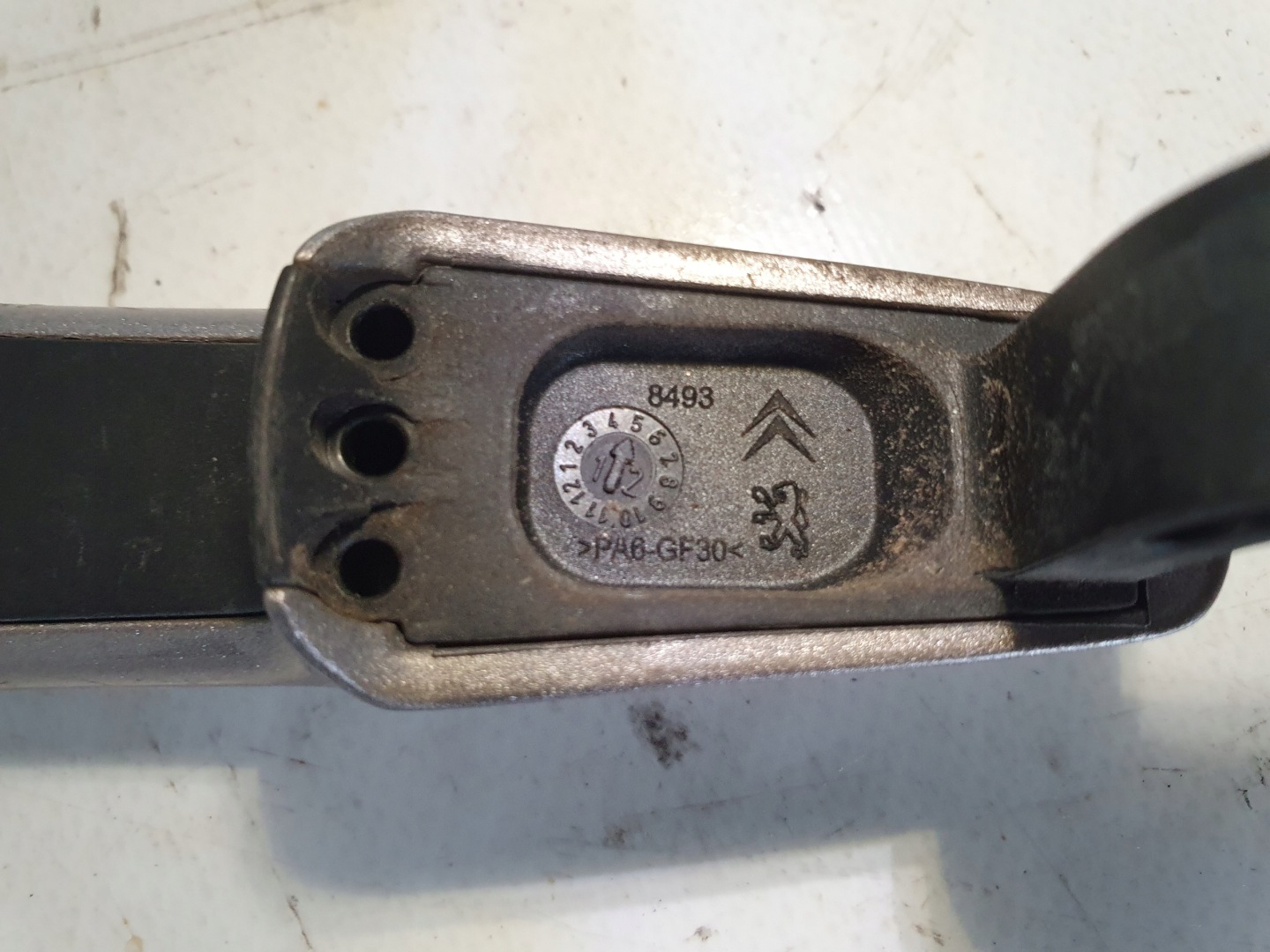 handle exterior rear part right left Peugeot 207 96816439977