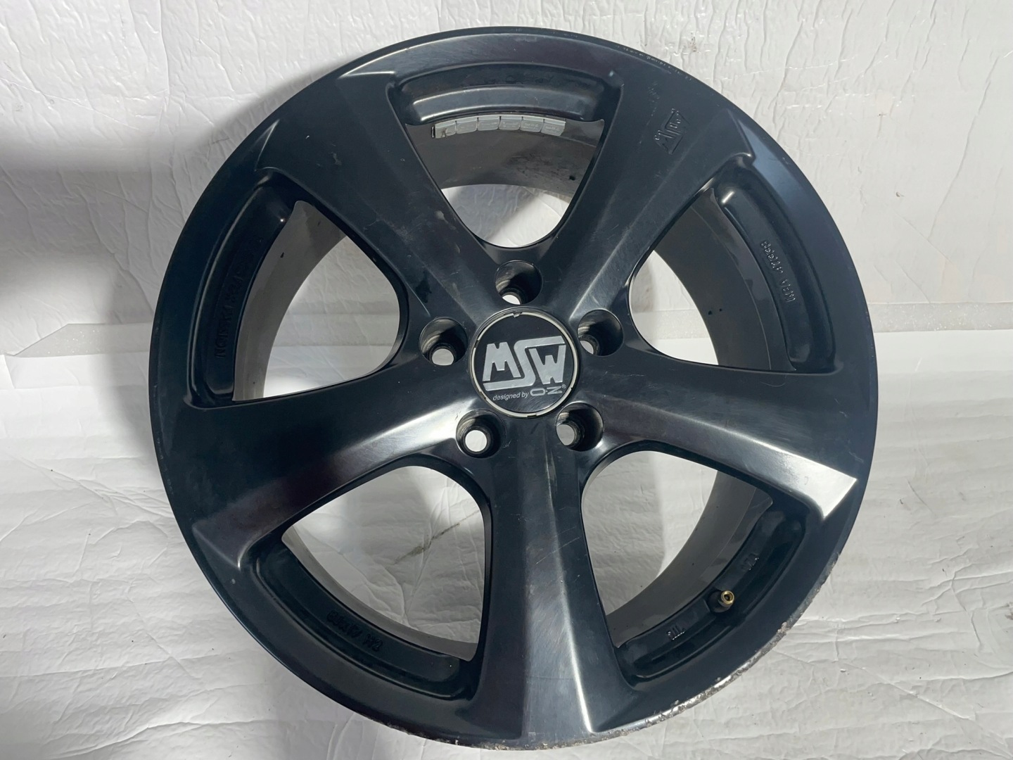disc aluminium OZ MSW 19 BLACK 8Jx17 ET35 5x112 57.1