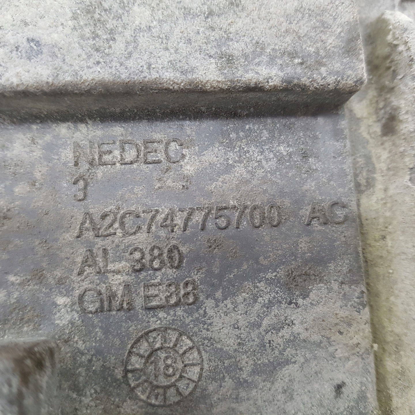 computer of the engine control unit OPEL ASTRA K GM E88
