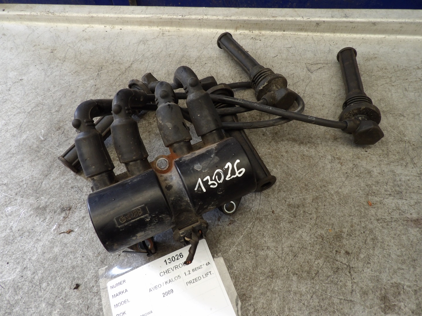 Chevrolet Aveo II T250 1,2 coil ignition