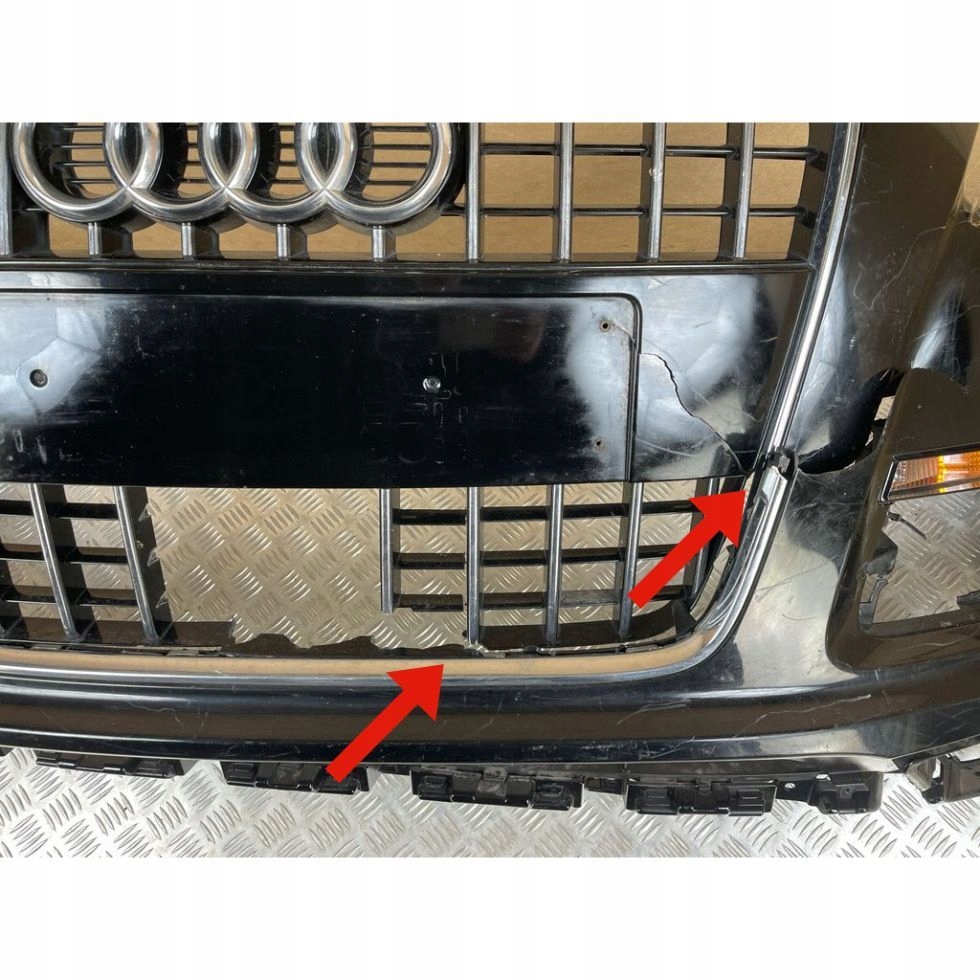 bumper front front AUDI Q7 4L0 LIFT (washers) 2009-2015 4L0807437H