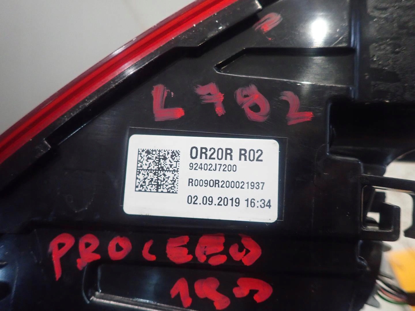 light rear part rear right KIA PROCEED PRO CEED III 18